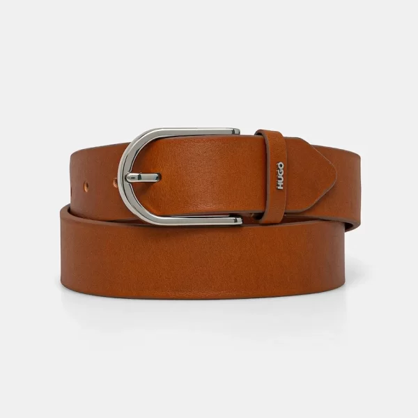 HUGO Δερμάτινη ζώνη HUGO Bashinah