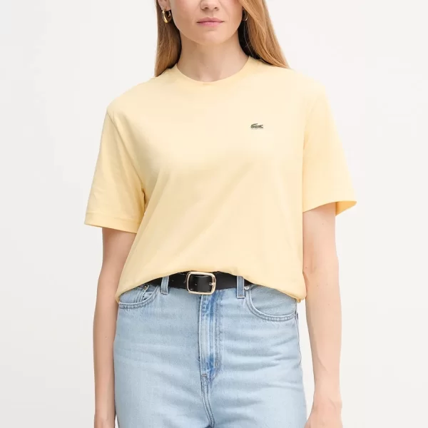 Βαμβακερό μπλουζάκι Lacoste