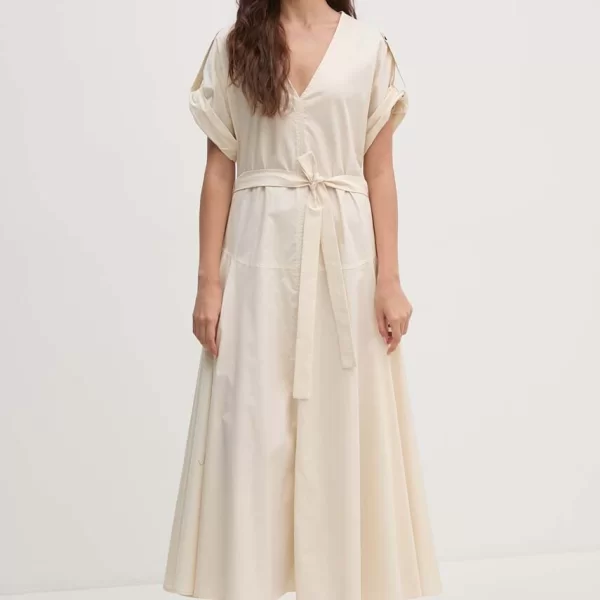 Βαμβακερό φόρεμα Sandro Ferrone