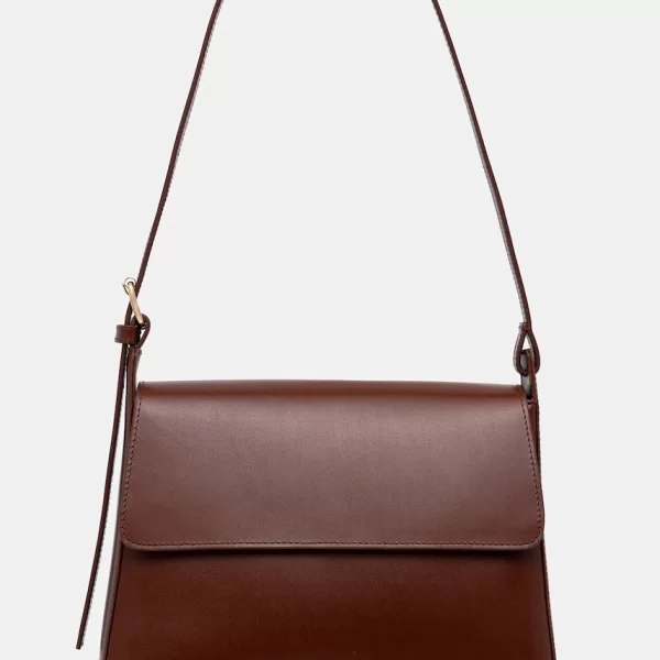 A.P.C. Δερμάτινη τσάντα A.P.C. sac virginie flap