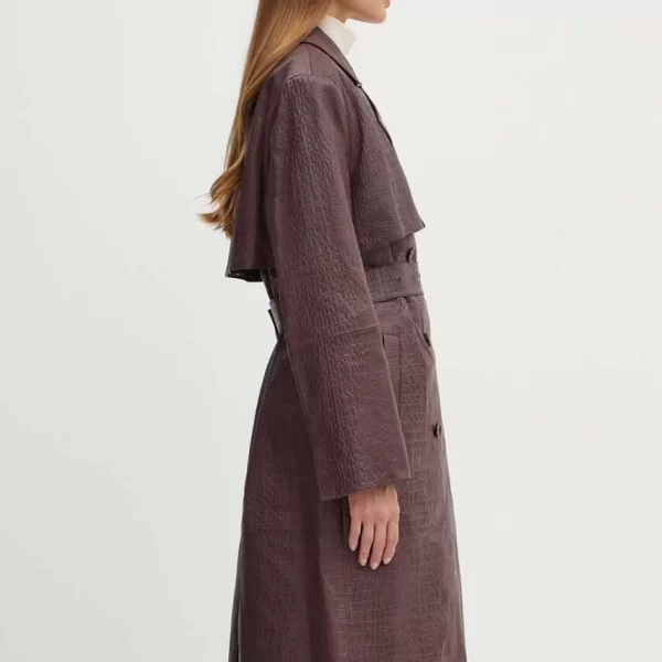 Δερμάτινο παλτό BOSS