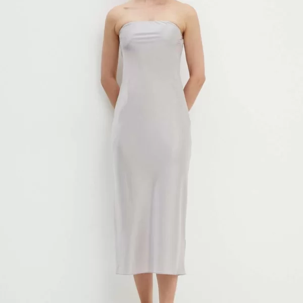 Samsoe Samsoe Φόρεμα από συνδιασμό μεταξιού Samsoe Samsoe SAELINA