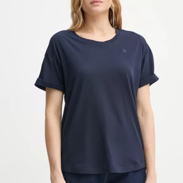 G-Star Βαμβακερό μπλουζάκι G-Star Core turtle slim knit