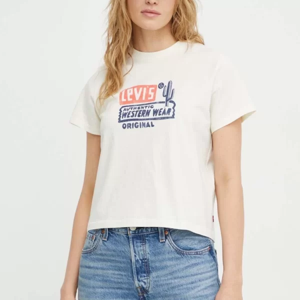 Levi's Βαμβακερό μπλουζάκι Levi's