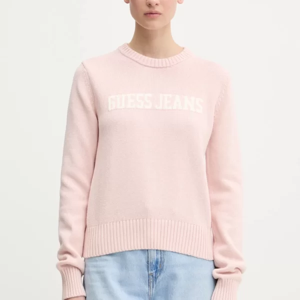 guess jeans Βαμβακερό πουλόβερ Guess Jeans