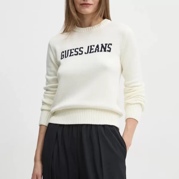 guess jeans Βαμβακερό πουλόβερ Guess Jeans