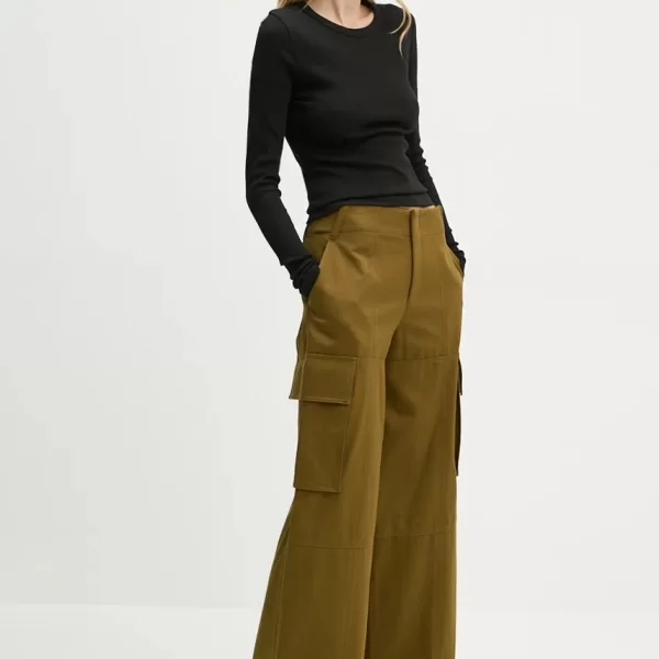 Βαμβακερό παντελόνι A.L.C.