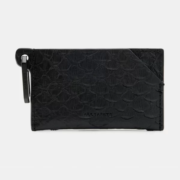 AllSaints Δερμάτινο πορτοφόλι AllSaints HEX SNAKE