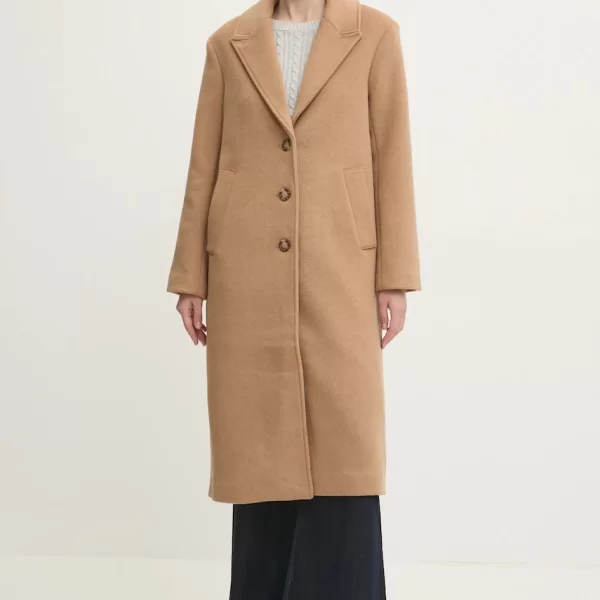 Μάλλινο παλτό Abercrombie & Fitch