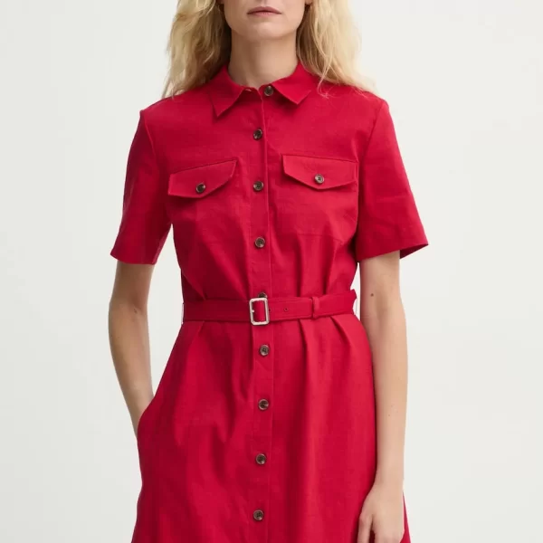 Theory Λινό φόρεμα Theory