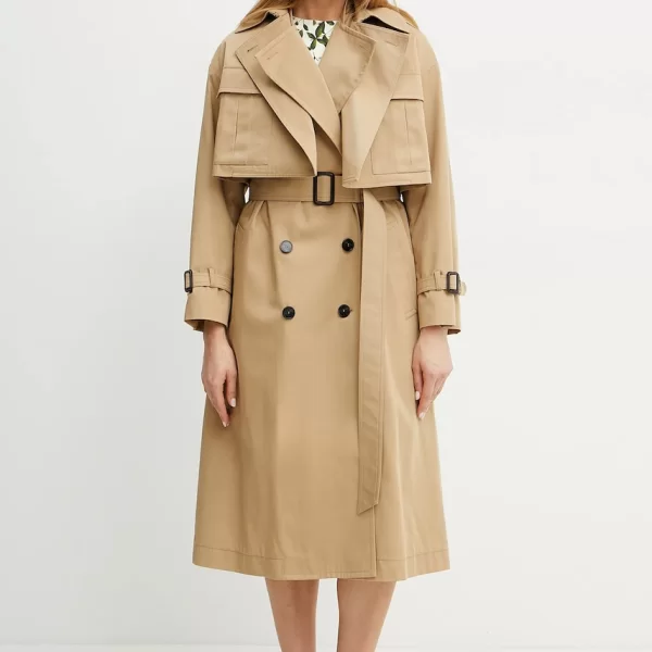 WEEKEND MAX MARA Βαμβακερό παλτό Weekend Max Mara