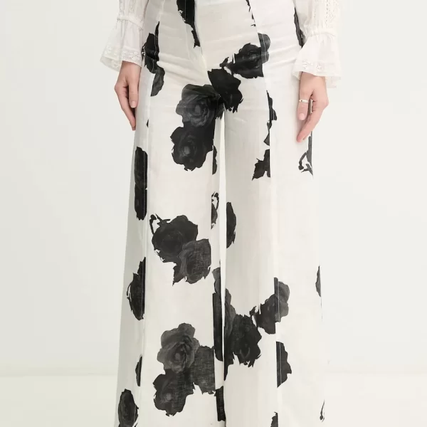 LIVIANA CONTI Λινό παντελόνι Liviana Conti