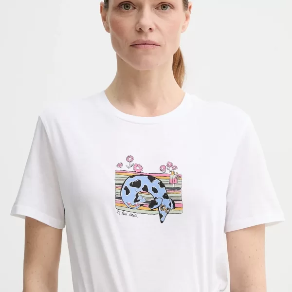 PS PAUL SMITH Βαμβακερό μπλουζάκι PS Paul Smith