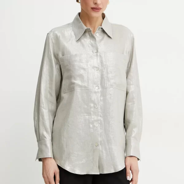 Πουκάμισο από λινό Marella LARIX