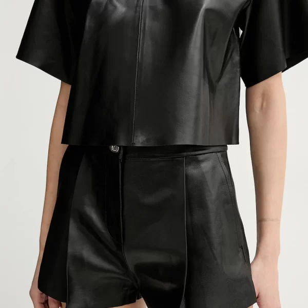 Δερμάτινα σορτς Stand Studio Paulin