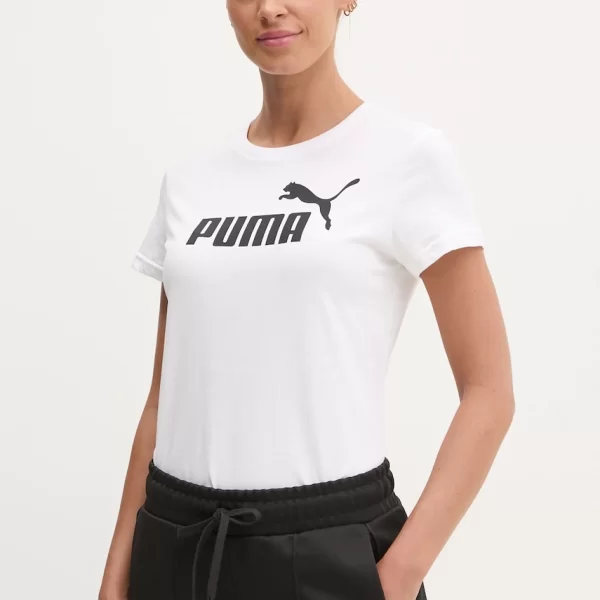 Βαμβακερό μπλουζάκι Puma
