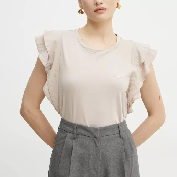 Βαμβακερό μπλουζάκι Liu Jo