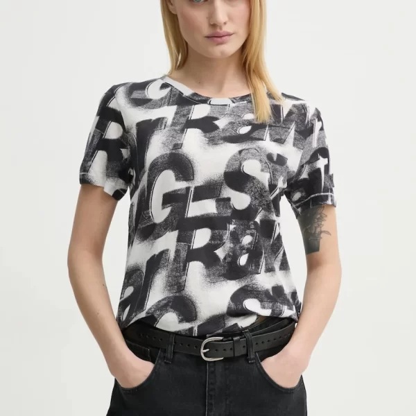 G-Star Βαμβακερό μπλουζάκι G-Star