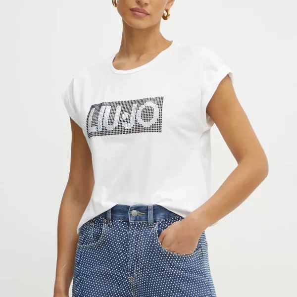 Liu Jo Βαμβακερό μπλουζάκι Liu Jo