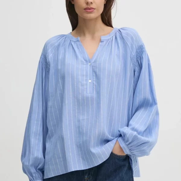 MOS MOSH Λευκή μπλούζα Mos Mosh