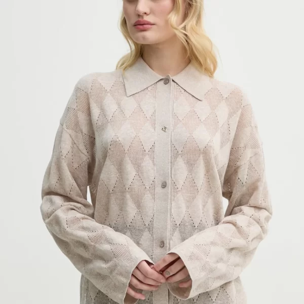 Ζακέτα με λινό μείγμα AERON TAMARA