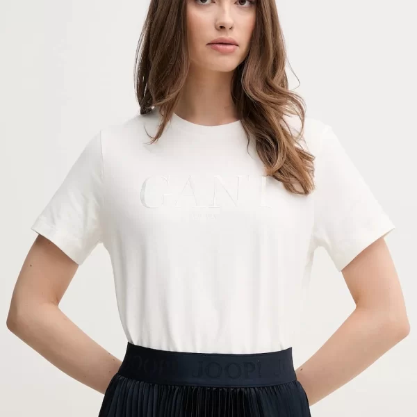 Βαμβακερό μπλουζάκι Gant