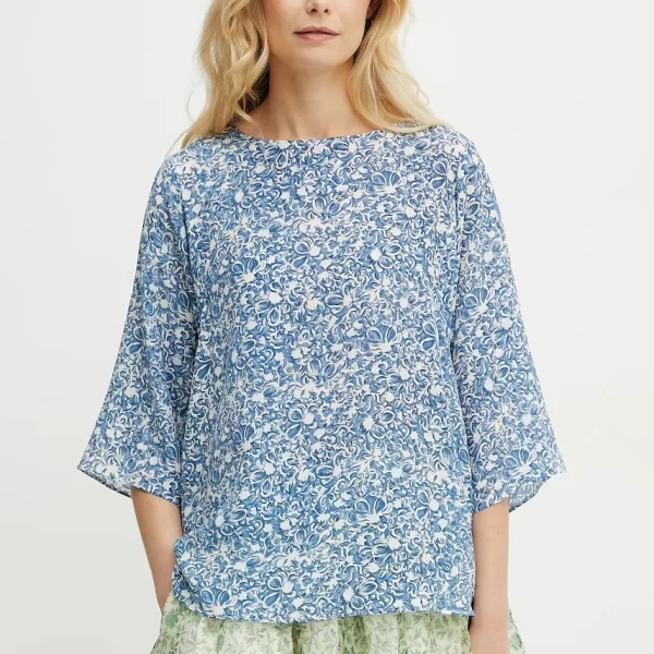 WEEKEND MAX MARA Μεταξωτή μπλούζα Weekend Max Mara