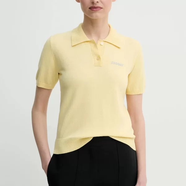 2NDDAY Μπλουζάκι πόλο με μείγμα μαλλί 2NDDAY Jean