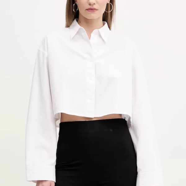 Βαμβακερό πουκάμισο Hugo Blue