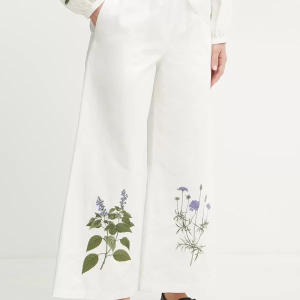 Παντελόνι με λινό μείγμα Weekend Max Mara