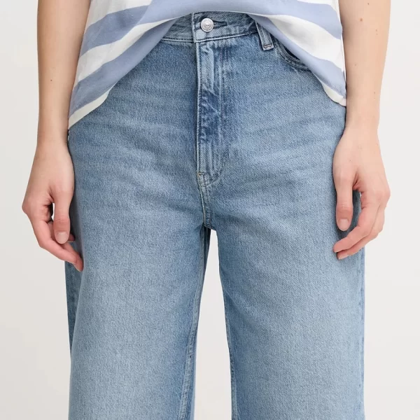 Calvin Klein Jeans Βαμβακερό τζιν σορτς Calvin Klein Jeans