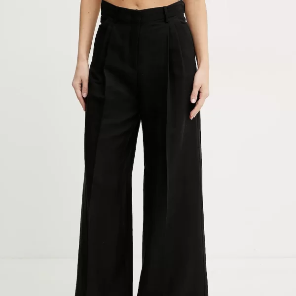 WEEKEND MAX MARA Παντελόνι με λινό μείγμα Weekend Max Mara