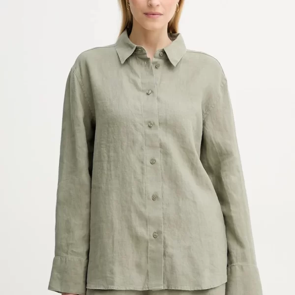 Samsoe Samsoe Πουκάμισο από λινό Samsoe Samsoe SANOT