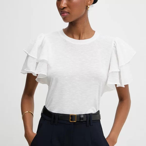 Answear Lab Λευκό μπλουζάκι Answear.LAB