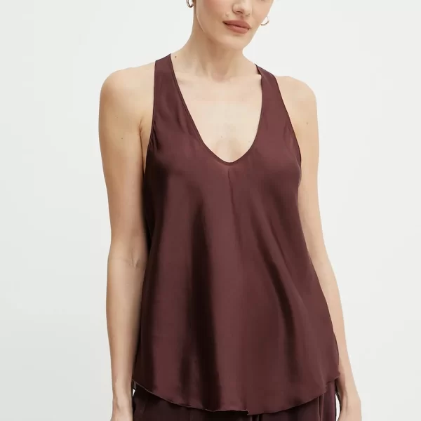 FORTE-FORTE Μεταξωτή μπλούζα Forte Forte