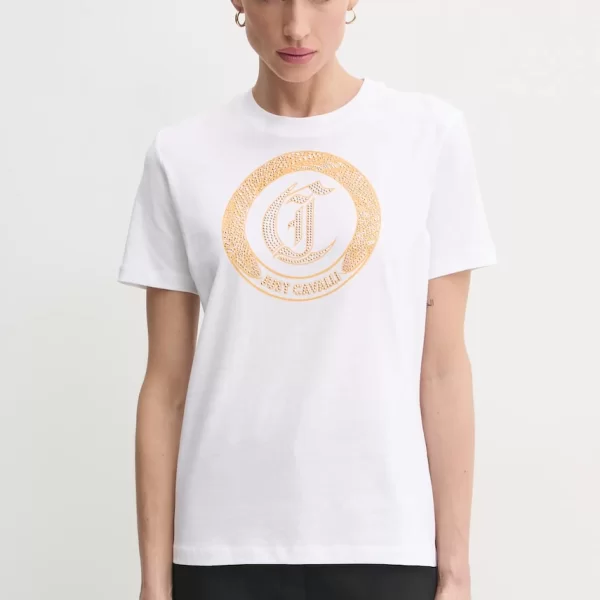 JUST CAVALLI Βαμβακερό μπλουζάκι Just Cavalli