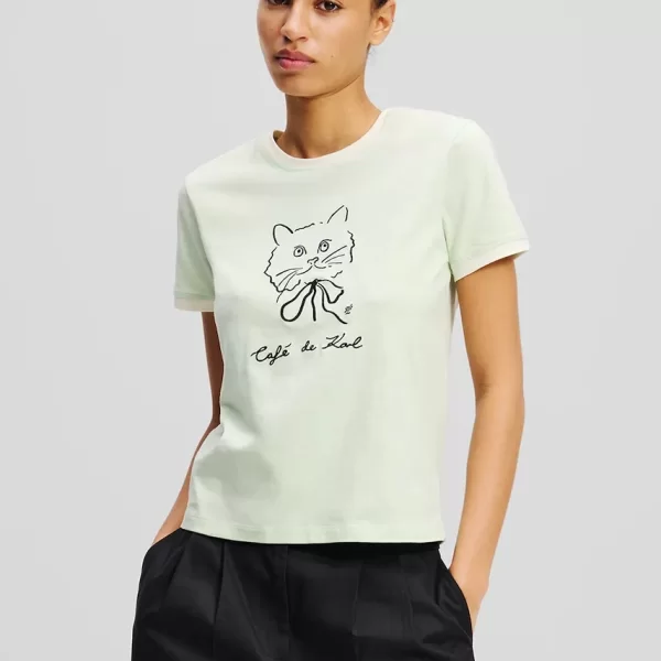 Karl Lagerfeld Βαμβακερό μπλουζάκι Karl Lagerfeld