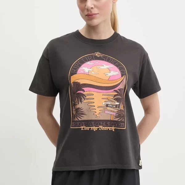 Βαμβακερό μπλουζάκι Rip Curl