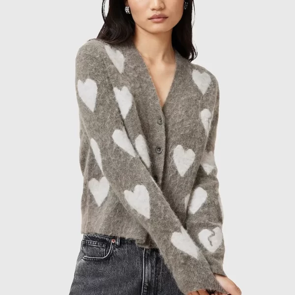 AllSaints Μάλλινη ζακέτα AllSaints AMORA