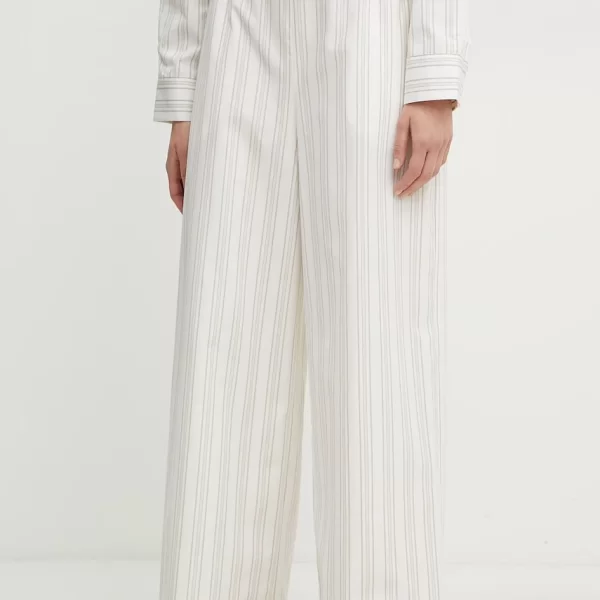 MM by Max Mara Βαμβακερό παντελόνι MM by Max Mara