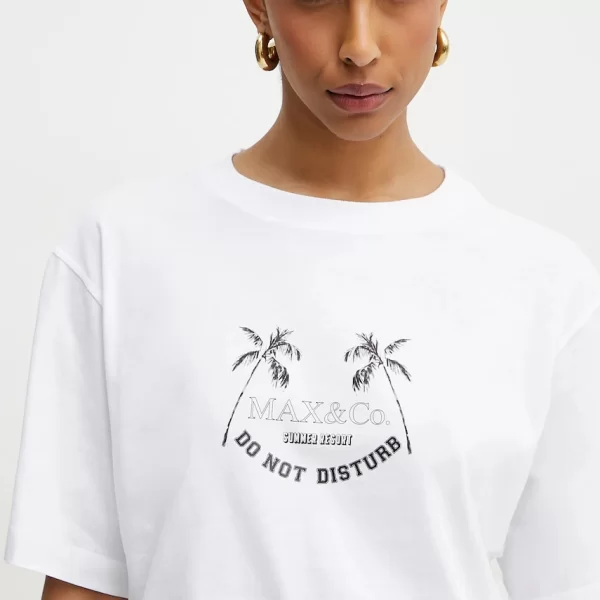 Βαμβακερό μπλουζάκι MAX&Co.
