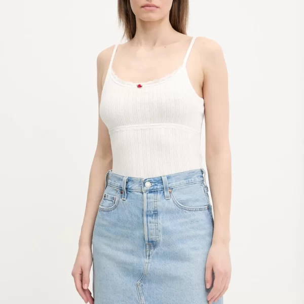 TOMMY JEANS Βαμβακερό τοπ Tommy Jeans