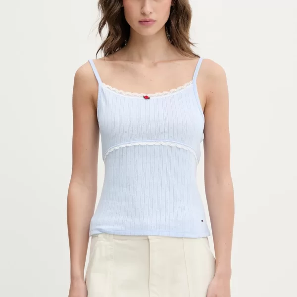 TOMMY JEANS Βαμβακερό τοπ Tommy Jeans