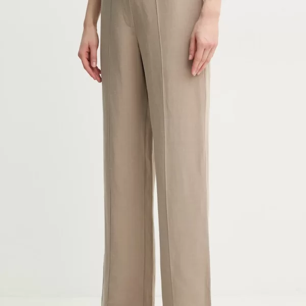 Samsoe Samsoe Παντελόνι με λινό μείγμα Samsoe Samsoe SAHANI