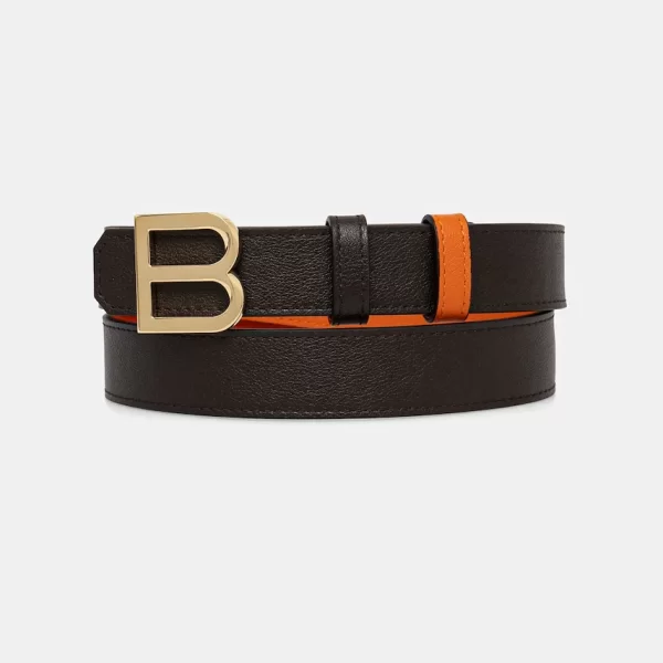 BALLY Αναστρέψιμη δερμάτινη ζώνη Bally