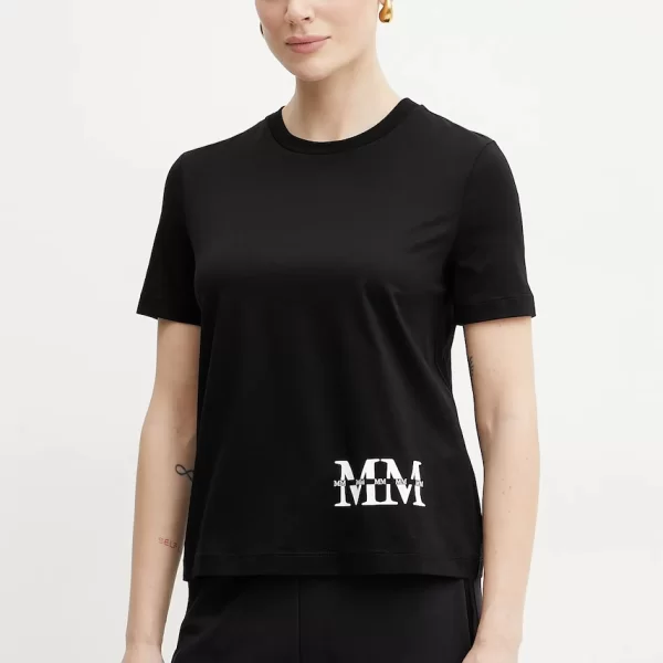 MM by Max Mara Βαμβακερό μπλουζάκι MM by Max Mara
