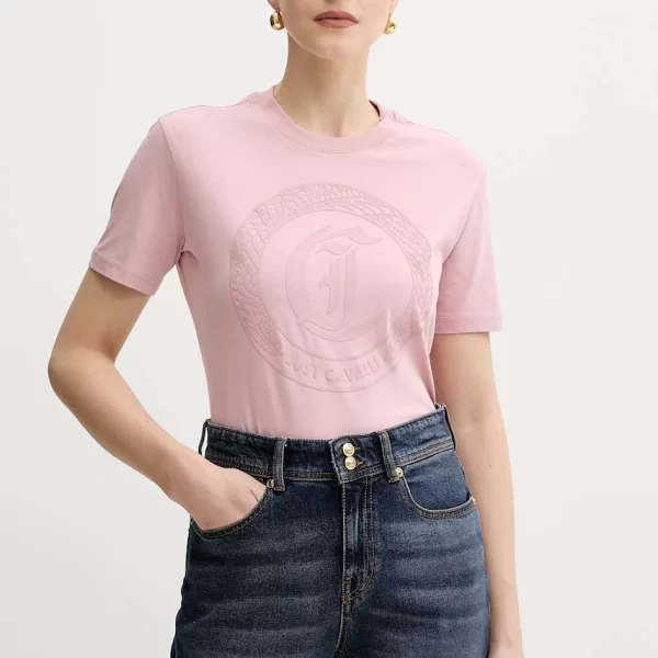 JUST CAVALLI Βαμβακερό μπλουζάκι Just Cavalli