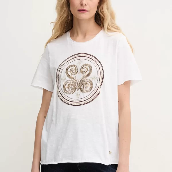 Βαμβακερό μπλουζάκι Mos Mosh