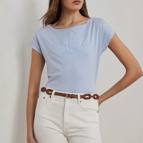 LAUREN RALPH LAUREN Βαμβακερό μπλουζάκι Lauren Ralph Lauren