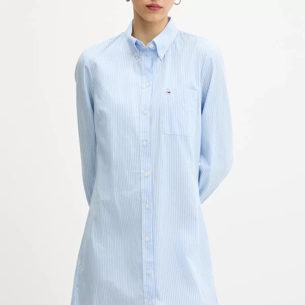 Βαμβακερό φόρεμα Tommy Jeans